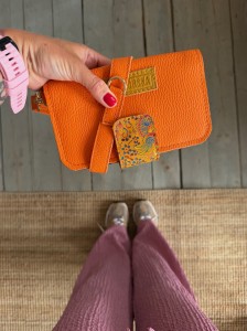 XS Orange + Paisley Mustard Nubuck
