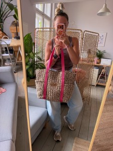 Boho Beach Bag Floral Ready to Go!