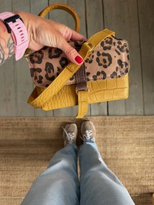 Mid Mobiler Croco II Honey + Leopard IV Beige Nubuck