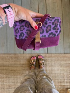 Mid Mobiler Plum Suede + Leopard IV Purple Nubuck