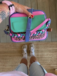 Pocketer Cobalt + Bubble Gum + Bubbles Mint + Leopard III Pink Nubuck