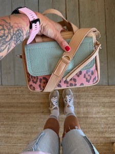 Bigger Pocket Beige + Cielo + Leopard IV Pink Nubuck