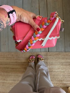 Mini Lola Two Wavy Candy Pink + White