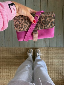 Mid Mobiler Fuchsia Suede + Leopard III Taupe Nubuck