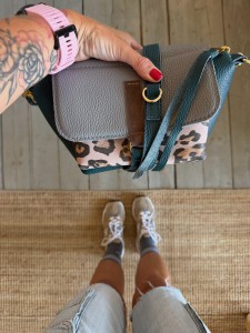 Mid Lola Full Petrol + Light Grey + Leopard IV Cream Nubuck