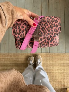 Mid Mobiler Leopard III Pink Nubuck + Bubble Gum 