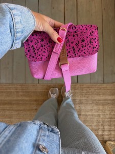 Mid Mobiler Bubble Gum + Dotty Fuchsia Nubuck Ready to Go! 