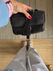 Mid Mobiler Tiny Braided Black + Black Croco II Ready to Go! 