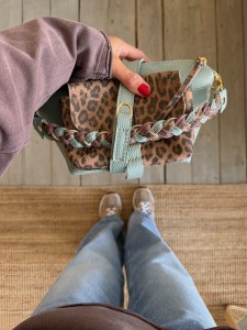 Mid Lola Pocket Cielo + Leopard III Beige Nubuck Ready to Go!