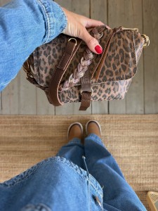 Mid Lola Leopard III Taupe Nubuck + Choco