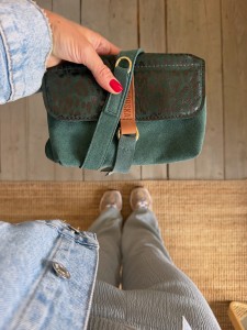 Mid Mobiler Emerald Suede + Leopard I Dark Green Nubuck