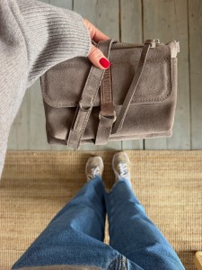 Double Mobiler Beige Suede 