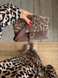 Mid Mobiler Croco Taupe + Leopard III Beige Nubuck