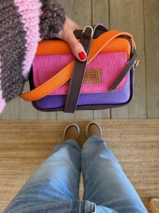 Traveller 2 v. classic Deep Burgundy + Orange + Violet + Braided Fuchsia