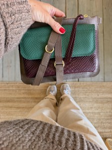 Double Mobiler Croco Taupe + Emerald Iguana + Korodo Dark Maroon