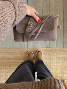 MiniMini Clap Beige Suede