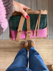 Double Mobiler Coffee + Croco II Orchid + Twotone Croco II Emerald
