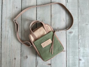 Sachet Croco Beige Nubuck + Corduroy Suede + Pastel Khaki 
