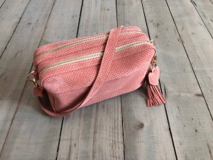 Torebka Warm Pink Suede 