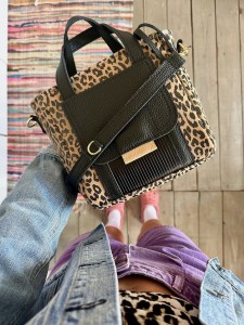 ClassyClap Leopard Beige Nubuck + Black 