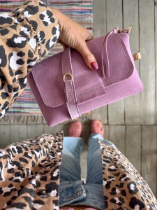 MiniMini Clap Lila Suede 