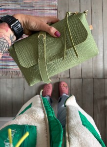 MiniMini Clap Sweet Olive Korodo Nubuck 