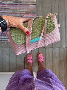MiniMini Clap Pigi Corduroy Nubuck + Sweet Olive