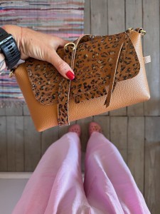 MiniMini Clap Light Caramel + Leopard II Tobacco Nubuck 