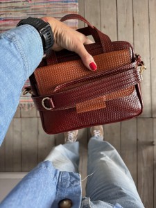 Bigger Pocket Lazy Braided Brown Dark + Light