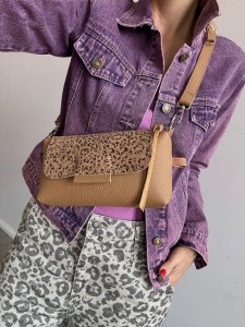 MiniMini Clap Coffee + Leopard II Nubuck
