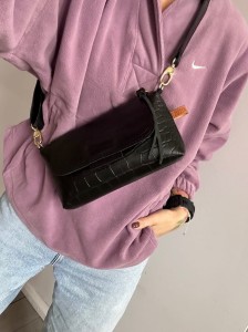 MiniMini Clap Black Croco II