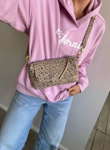 MiniMini Clap Dotty Cream Nubuck 