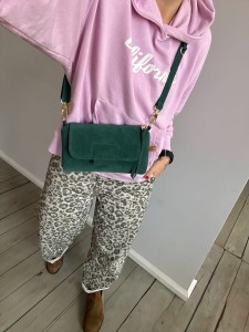 MiniMini Clap Emerald Suede 