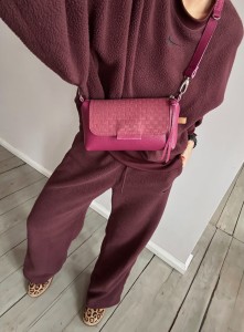 MiniMini Clap Sweet Burgundy Braided 