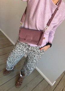 MiniMini Clap Brownrose Suede + Brownrose Korodo 