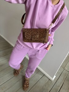 MiniMini Clap Leopard I Choco Suede