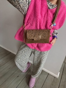 MiniMini Clap Date Suede + Leopard Suede 