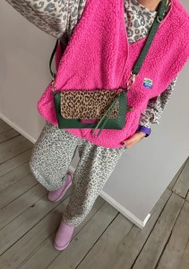 MiniMini Clap Sweet Emerald Korodo + Leopard I Suede 