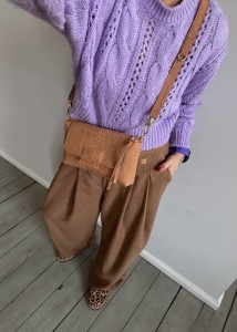 MiniMini Clap Deer Croco Nubuck 