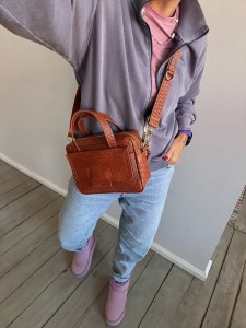 Bigger Pocket Lazy Braided Brown 