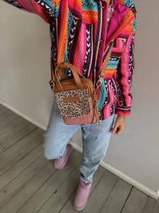 Sachet Clap Toffee + Leopard I Nubuck + Sweet Pink Roses 