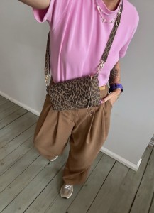 MiniMini Clap Leopard III Taupe Nubuck 
