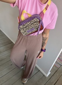 Traveller v.2 Purple Dotty Nubuck + Leopard I Nubuck + Lazy Braided Brown 