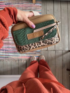 Traveller v.2 Coffee + Sweet Emerald Korodo + Leopard III Beige Nubuck