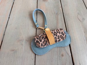 Sunglasses Ocean + Leopard Beige Nubuck 