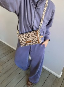 MiniMini Clap Cream Nubuck Leopard IV 