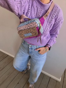 Traveller v.2 Light Blue Dotty Nubuck + Deer Dotty Nubuck + Fuchsia Dotty Nubuck