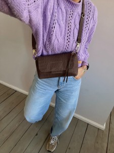 MiniMini Clap Taupe Croco II 