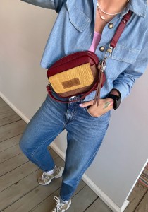 Traveller 2 v. classic Cranberry + Honey Croco II + Dark Beige Croco II 