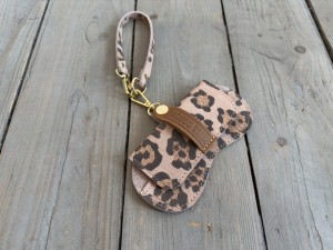 Sunglasses Case Leopard IV Cream Suede 